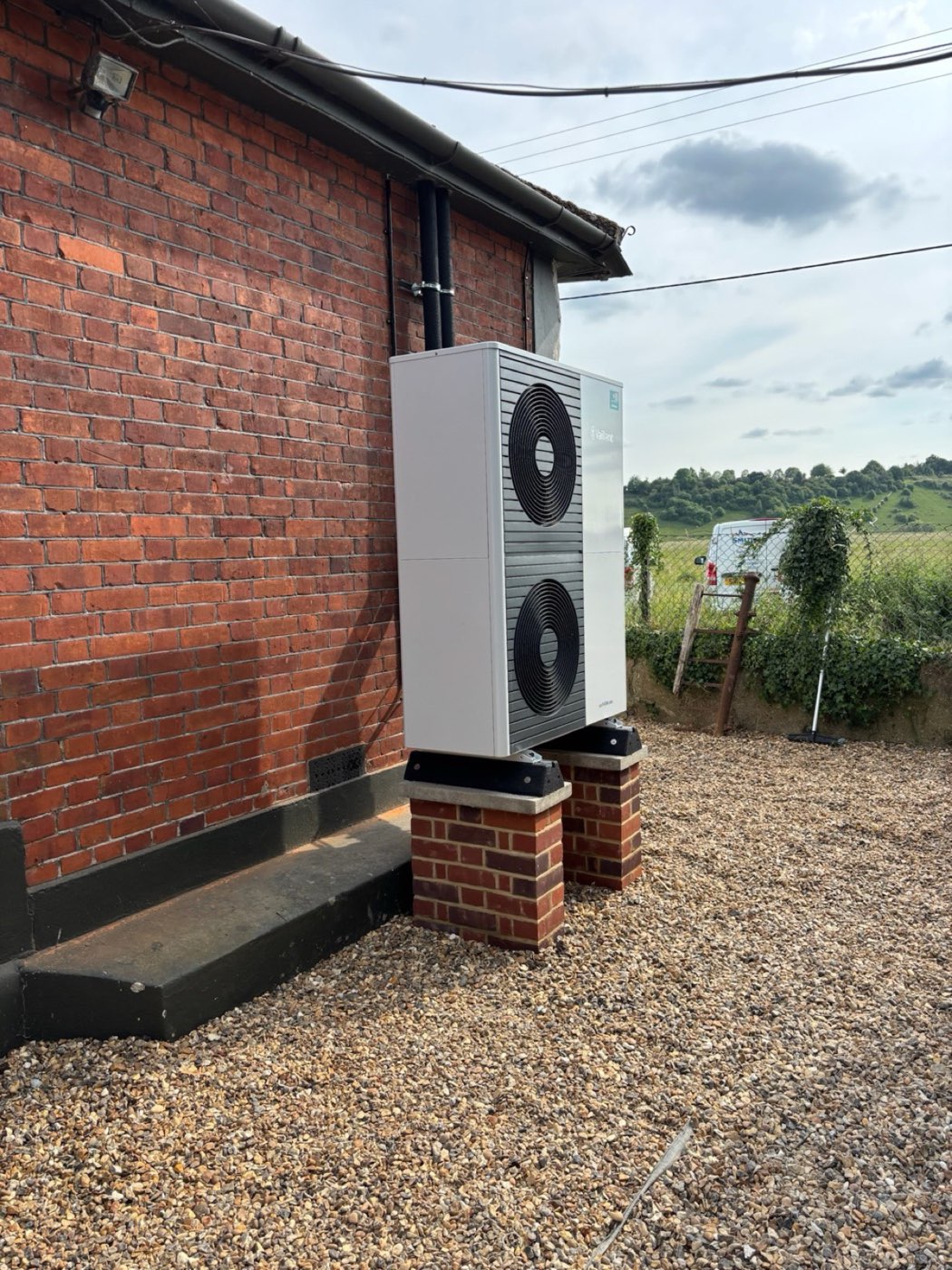 Air source heat pump installed at a property near High Wycombe